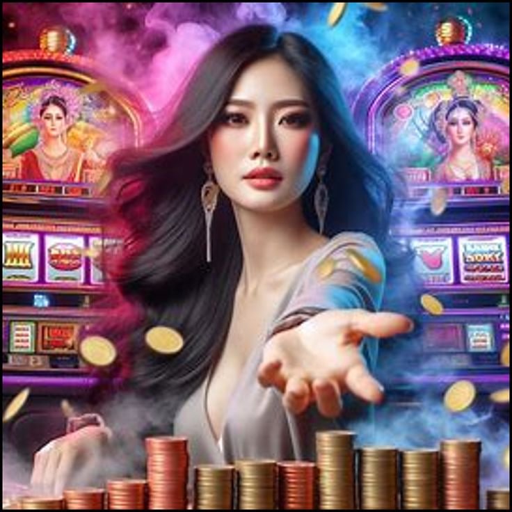 Màn hình game nổ hũ slot với các biểu tượng tiền thưởng đa dạng